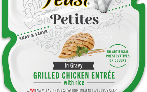 Fancy Feast Petites Grilled Chicken Entrée With Rice In Gravy